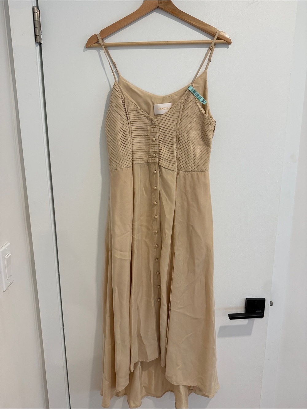 Beige Midi Dress by Sancia
